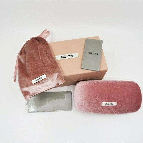 Miu Miu Black/Gold Cat Eye glasses VMU 05P 1AB-1O1 - Picture 6 of 6